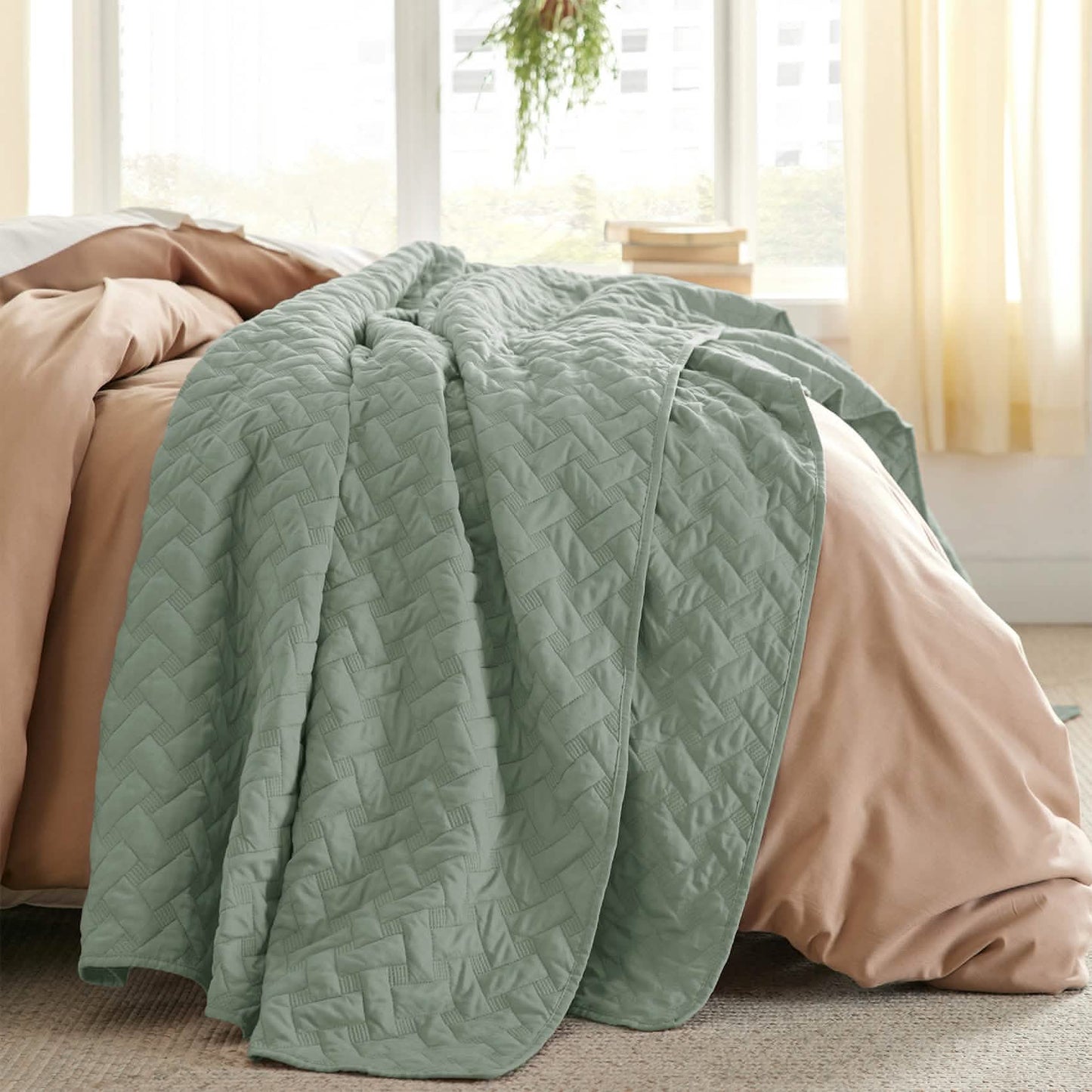 Basket-weave Quilt Set