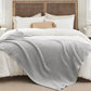 Air Yarn Knit Throw Blanket