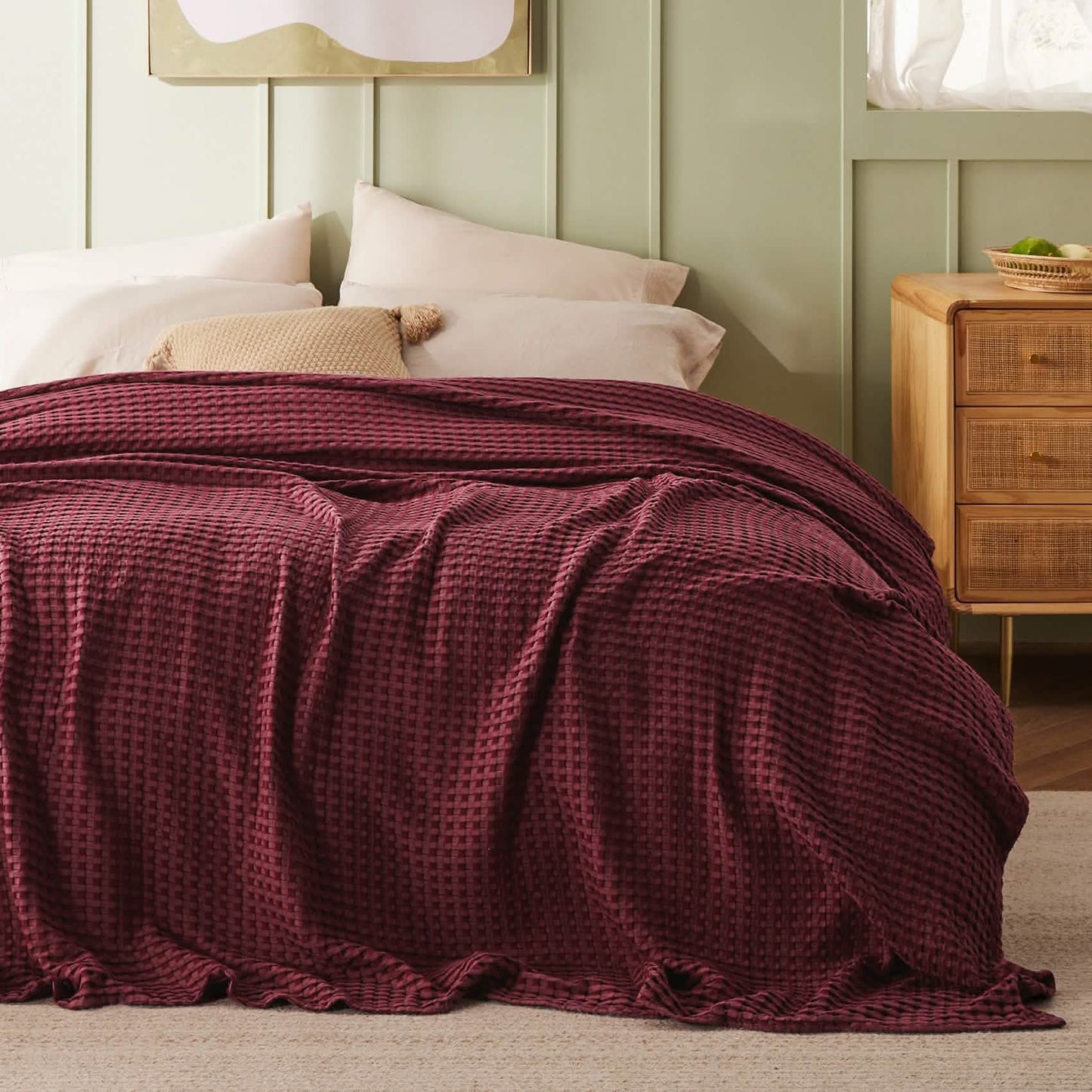Cooling Waffle Blanket