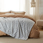 Arch Shaggy Sherpa Fleece Blanket