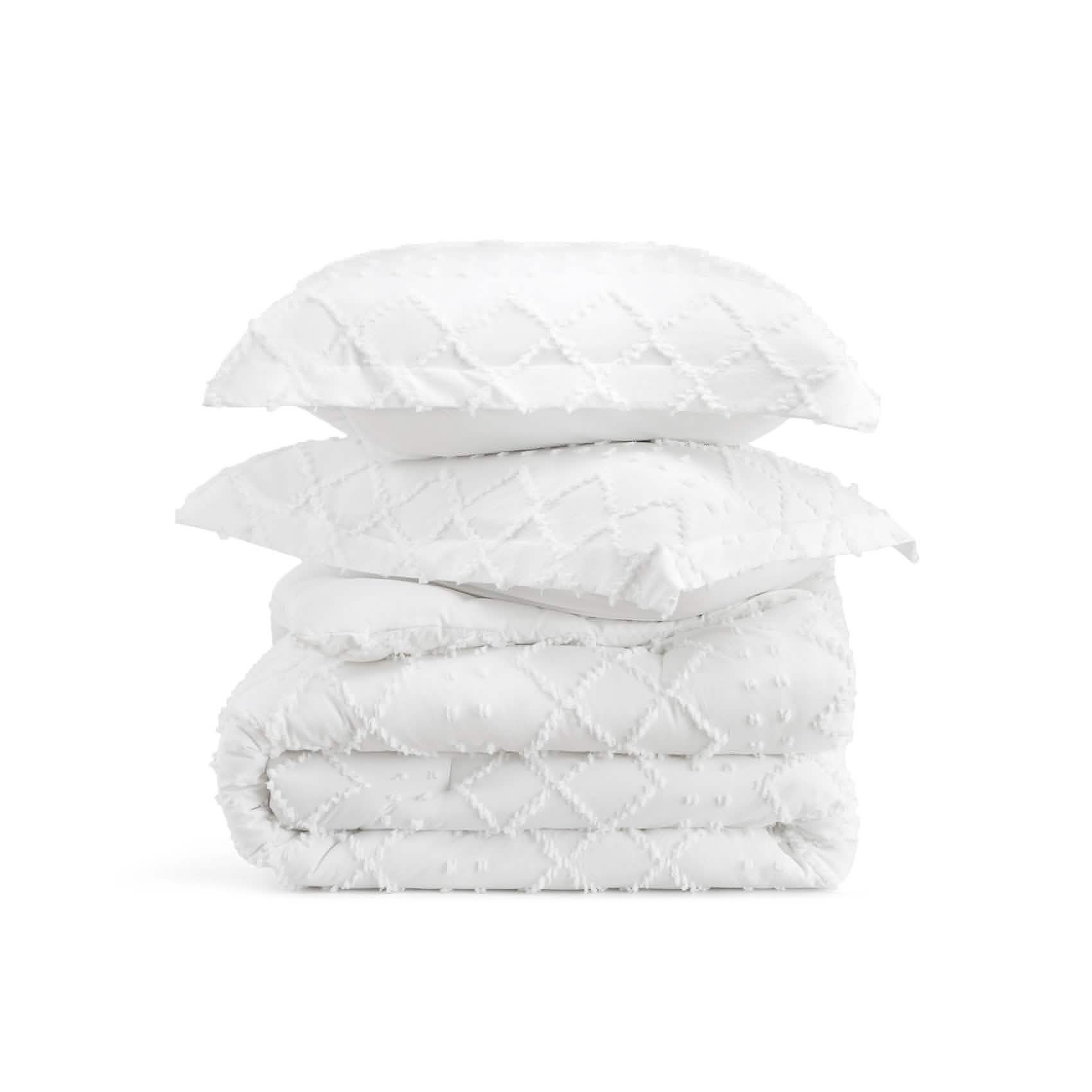 GentleSoft™ Tufted Embroidery Comforter Set
