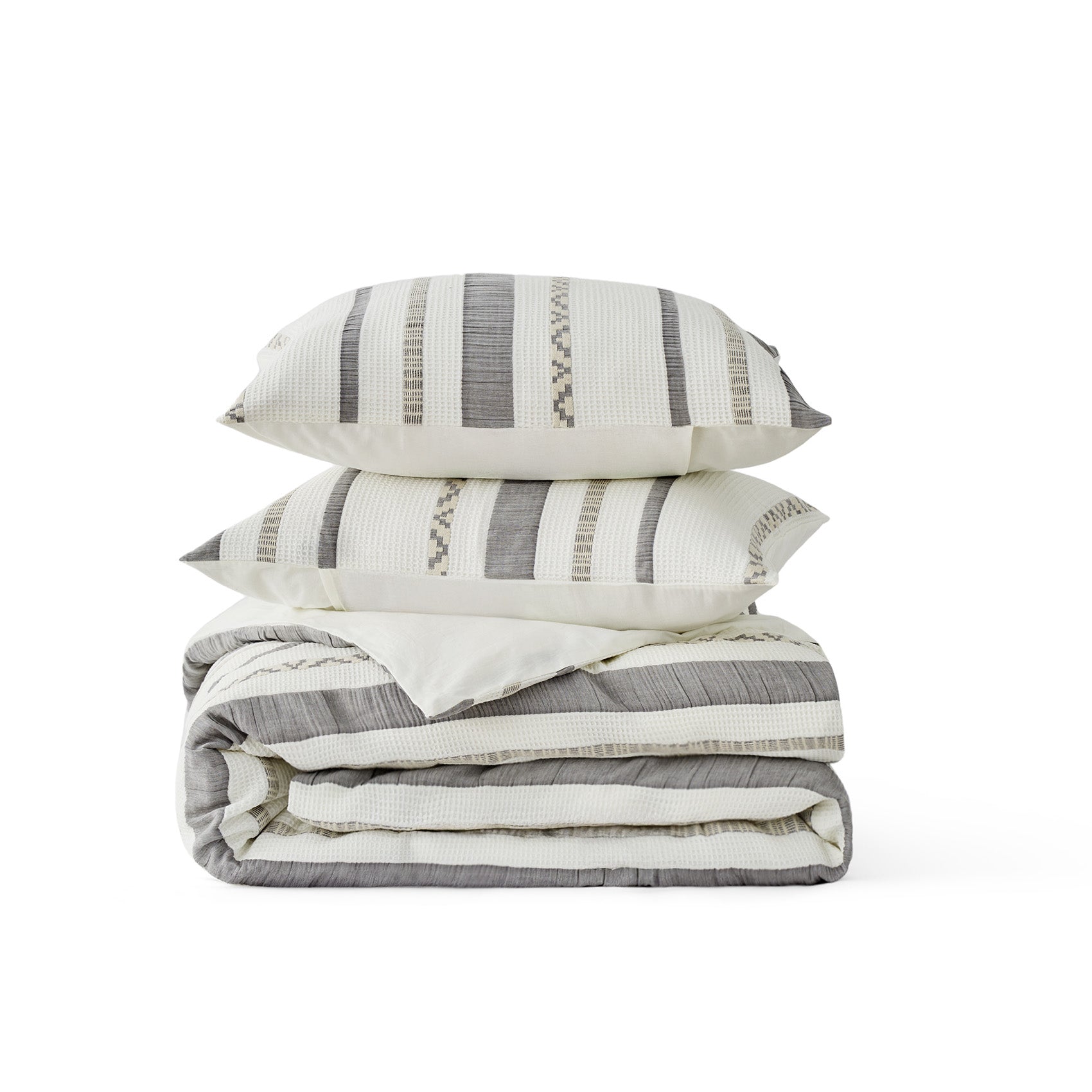 Bedsure PureWoven Cotton Waffle Weave Duvet Cover