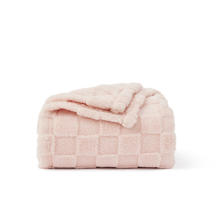 Jacquard Sherpa Blanket | Soft & Cozy Bedding – Bedsure