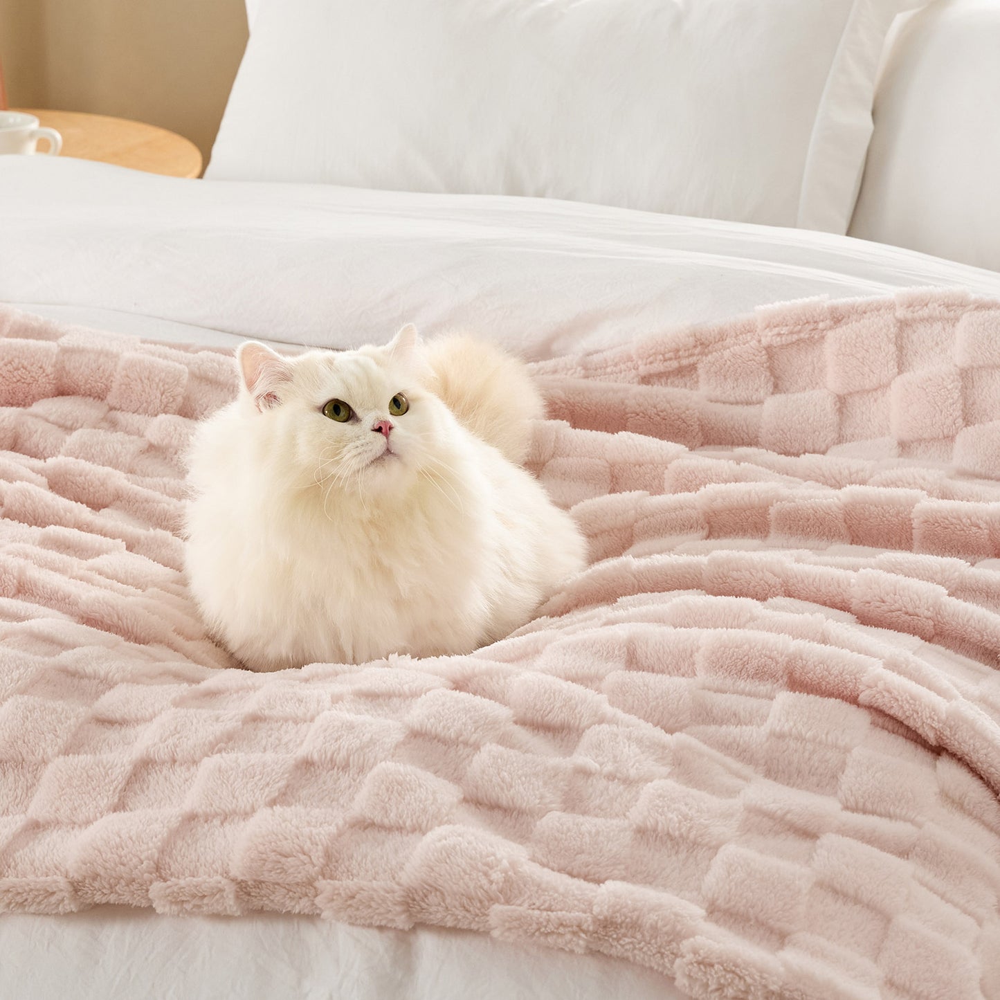 GentleSoft™ Jacquard Shaggy Sherpa Blanket