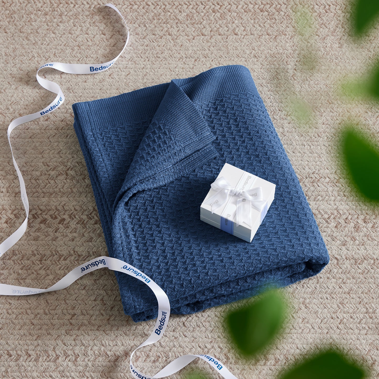 GentleSoft™ Cotton Waffle Weave Blanket