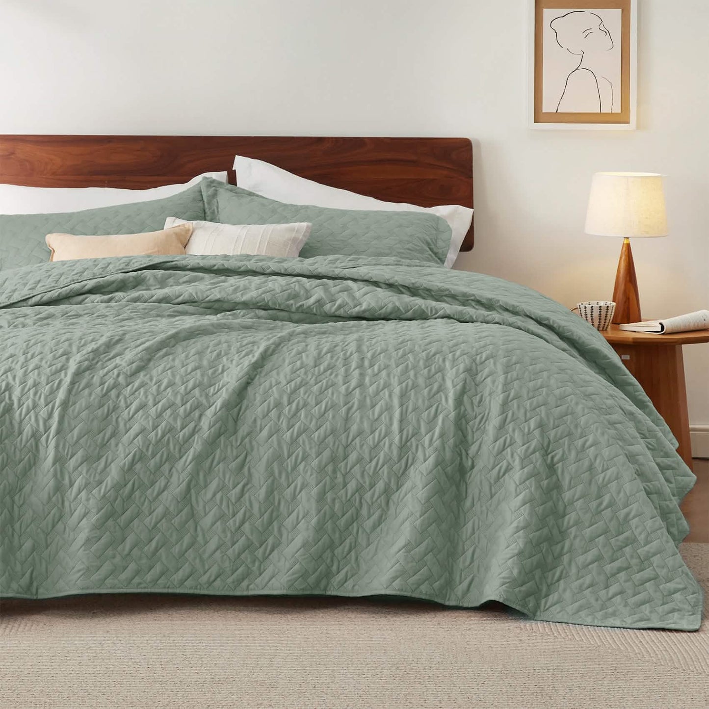 Basket-weave Quilt Set