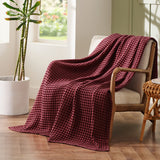 Viscose from Bamboo Waffle Weave Blanket