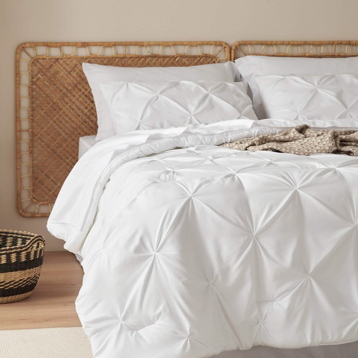 GentleSoft™ Pintuck Bed-in-a-Bag