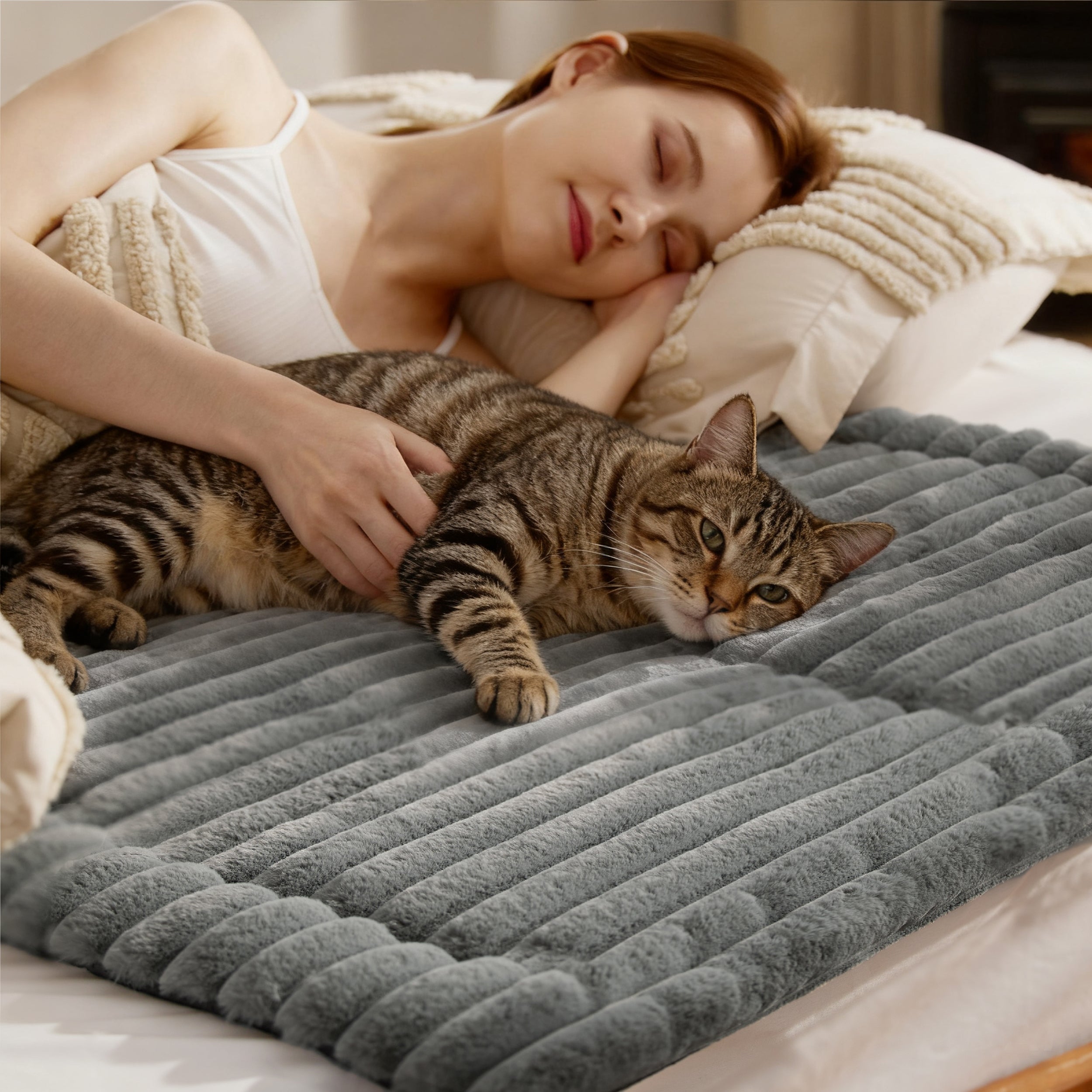ComfyFleece Self-Warming Dog Mat | Thermal Pet Bed – Bedsure