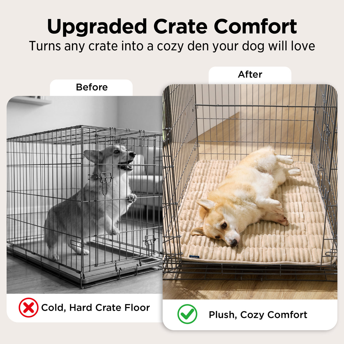 ComfyFleece® Dog Crate Mat
