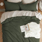 GentleSoft® Cotton Waffle Weave Duvet Cover Set
