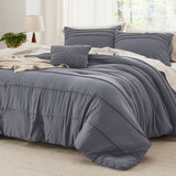 Pinch Pleat Comforter Set