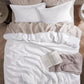 GentleSoft® Cotton Waffle Weave Duvet Cover Set