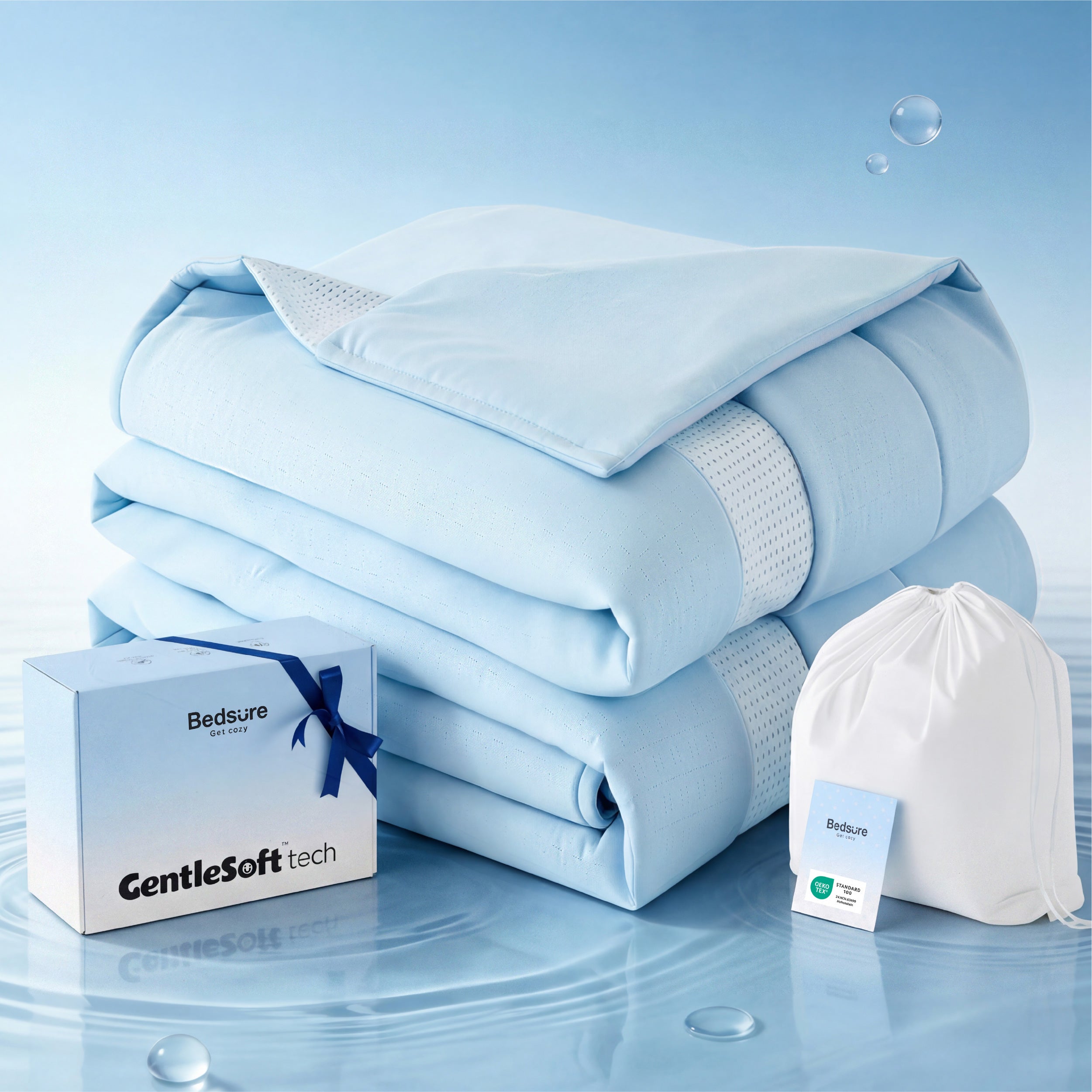 Cooloxy Breathable Cooling Comforter | Soft Tencel Fill – Bedsure