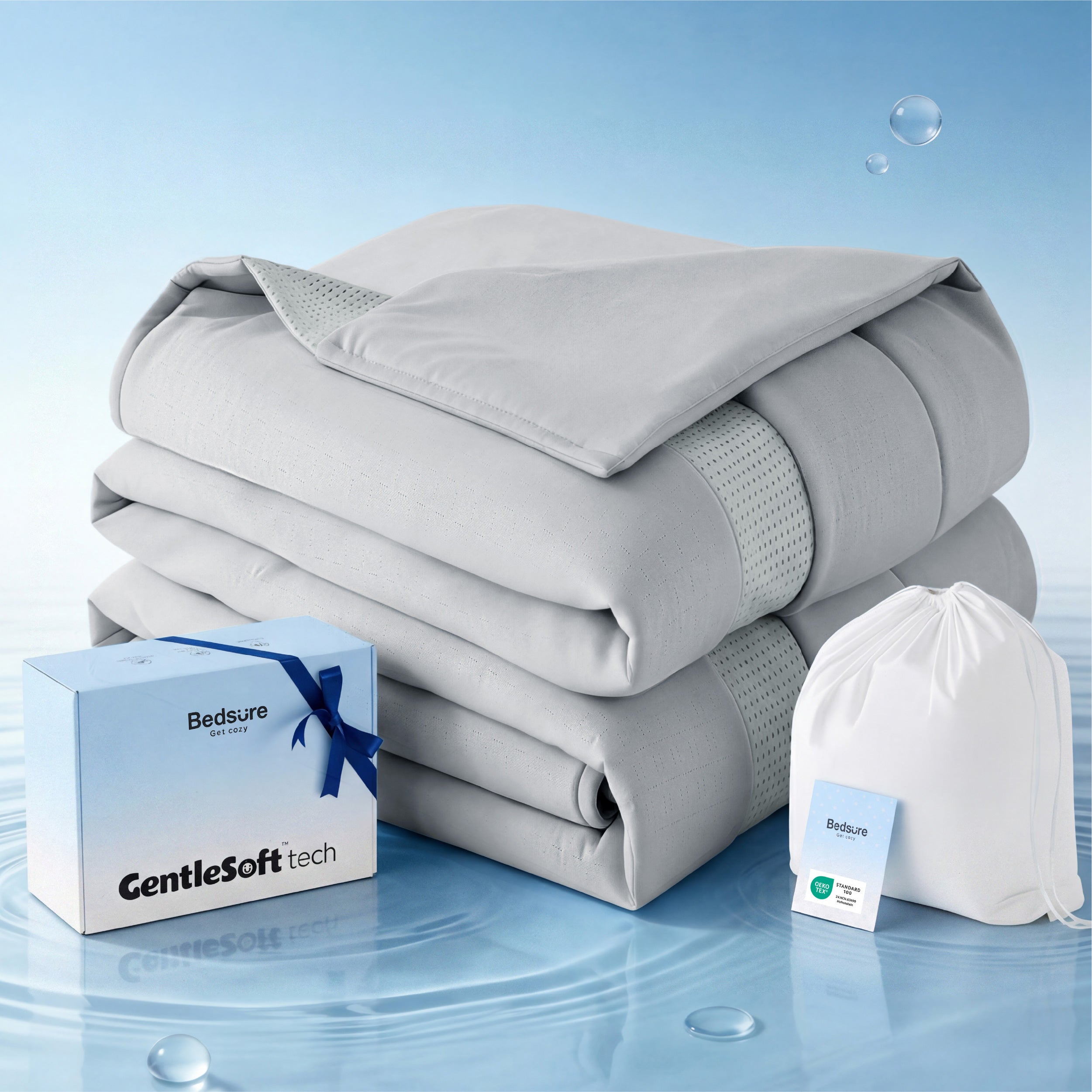 Cooloxy Breathable Cooling Comforter | Soft Tencel Fill – Bedsure