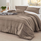 Pinch Pleat Comforter Set