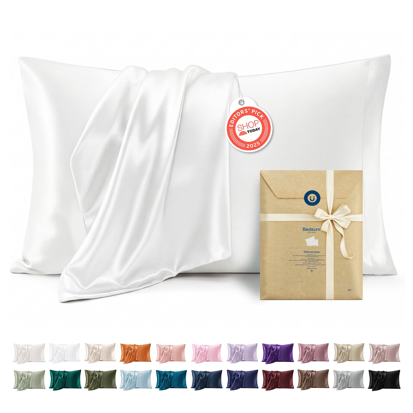 Solid Satin Pillowcase