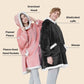 Sherpa Fleece Wearable Blanket