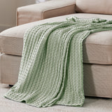 Viscose from Bamboo Waffle Weave Blanket