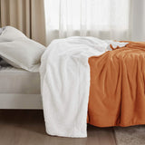 Sherpa and Fleece Reversible Blanket