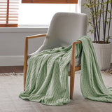 Viscose from Bamboo Waffle Weave Blanket