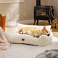 Corduroy Fleece Cat Couch