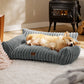 Corduroy Fleece Cat Couch