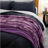 Faux Fur Sherpa Fleece Blanket