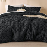 Boho Tufted Embroidery Comforter Set