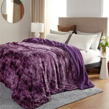 Faux Fur Sherpa Fleece Blanket