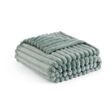 Striped Flannel Fleece Blanket