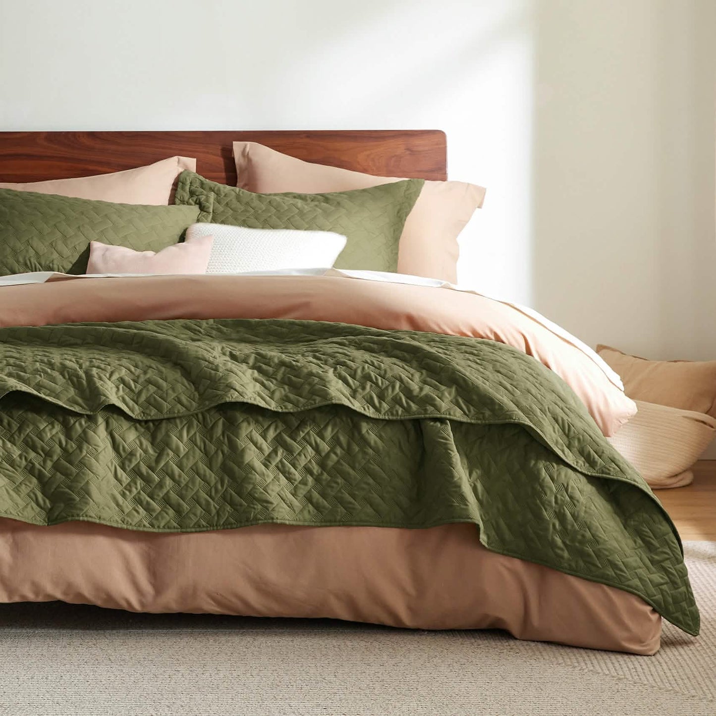 Basket-weave Quilt Set