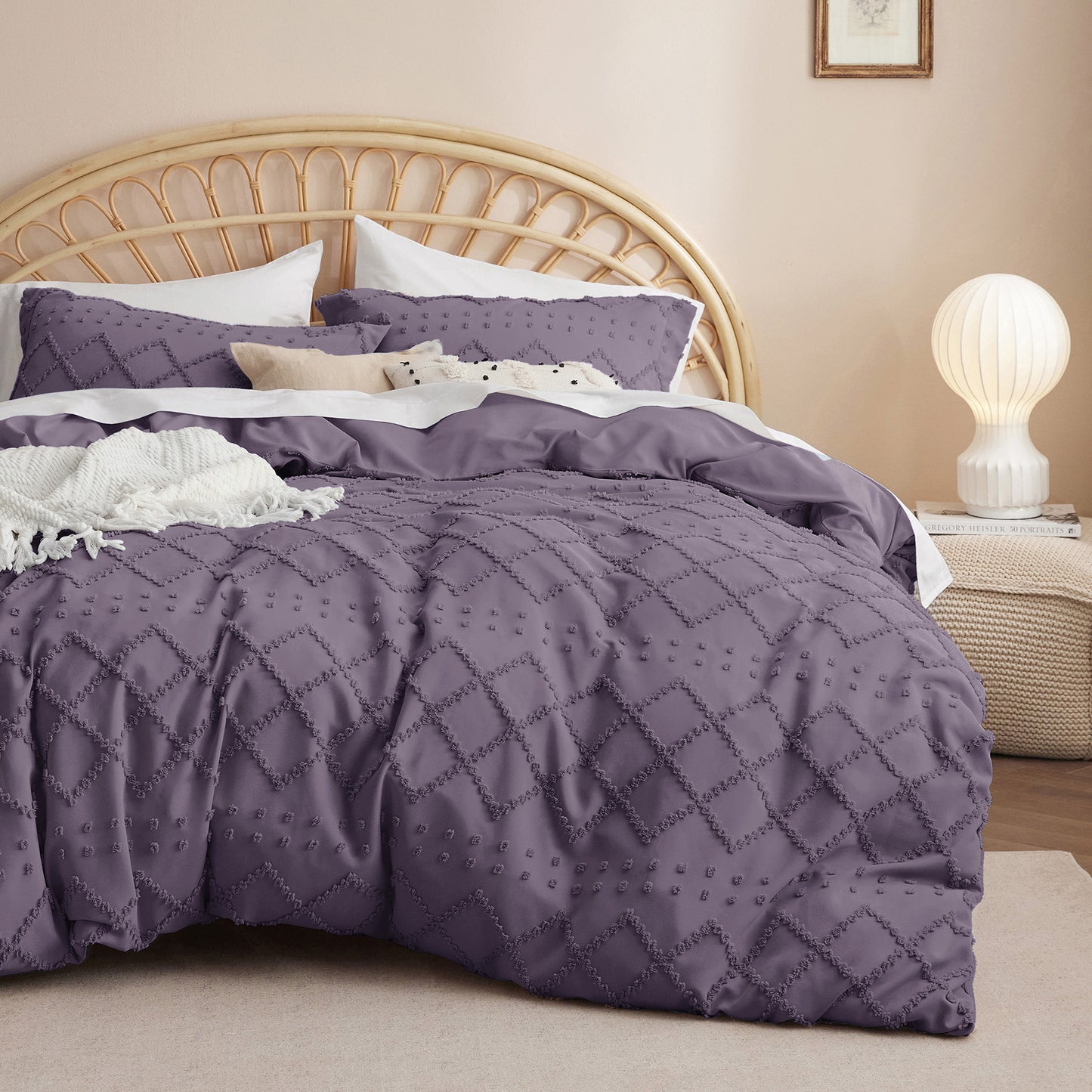 GentleSoft™ Embroidery Boho Duvet Cover Set