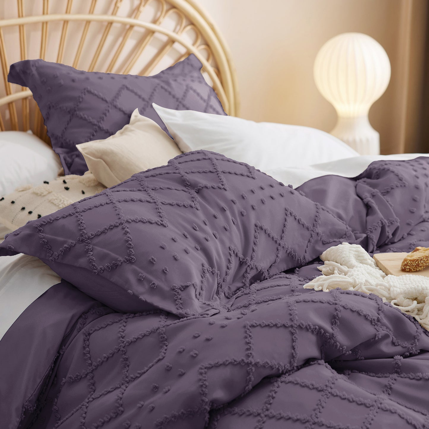 GentleSoft™ Embroidery Boho Duvet Cover Set