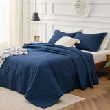 Bedsure Geometric Soft Ultrasonic Quilt Set