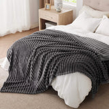 Striped Flannel Fleece Blanket