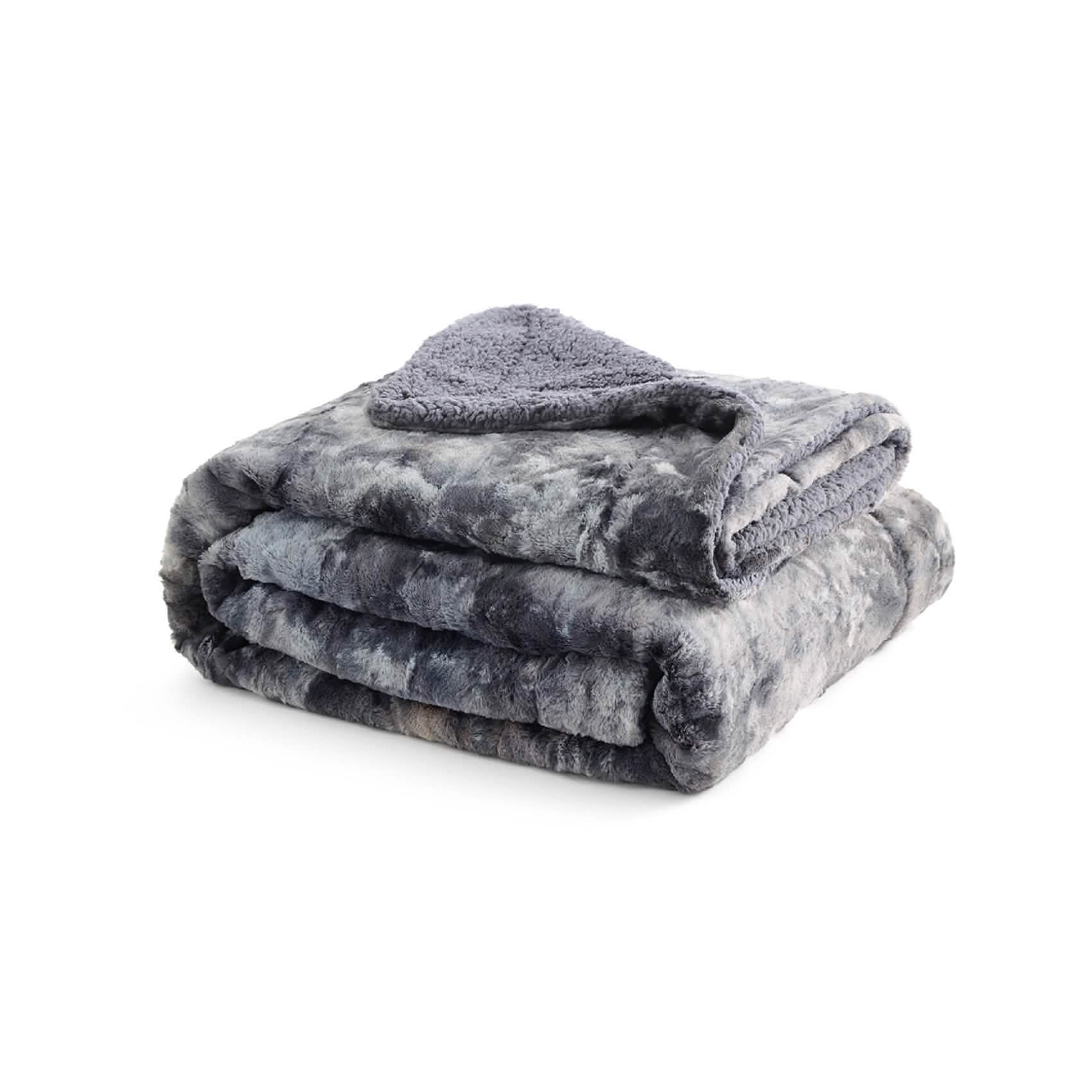 GentleSoft™ Faux Fur Sherpa Fleece Blanket