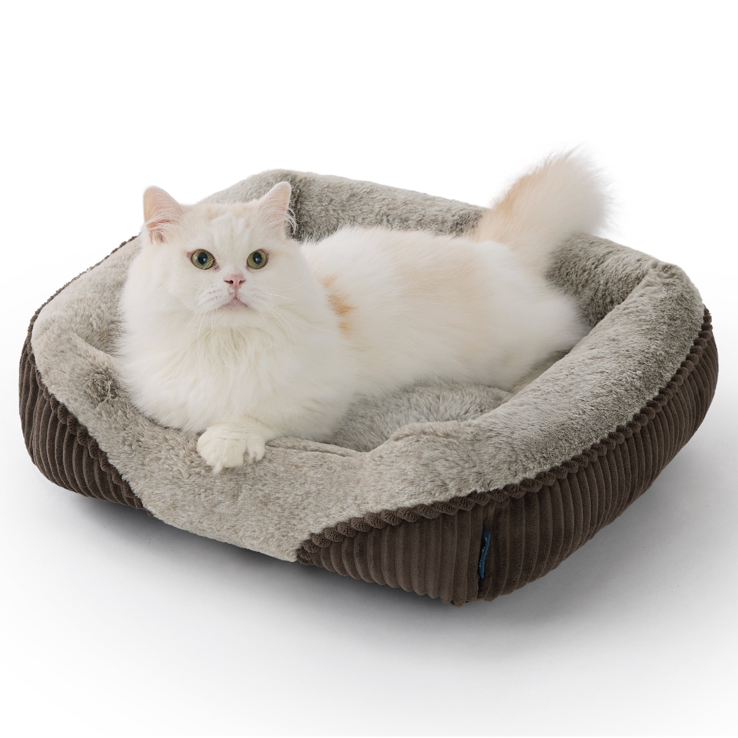 Rectangle Pet Bed | Plush Washable Dog & Cat Bed – Bedsure