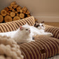 Corduroy Fleece Cat Couch