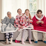 Sherpa Fleece Wearable Blanket Short