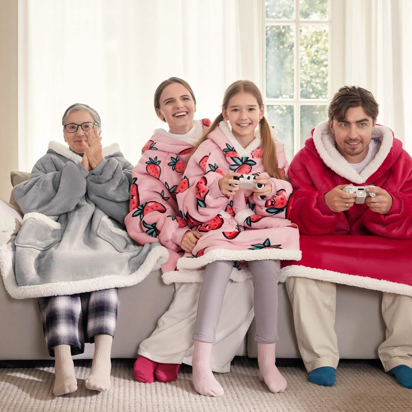Sherpa Fleece Wearable Blanket