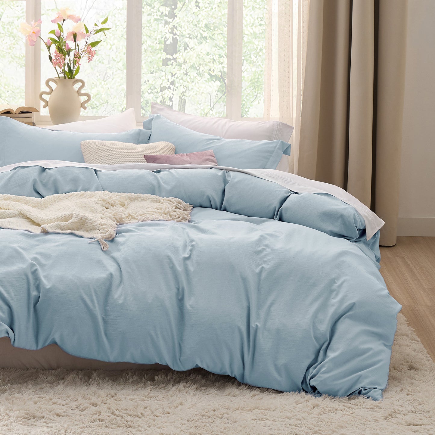 GentleSoft™ Ultra Soft Hypoallergenic Microfiber Duvet Cover Set