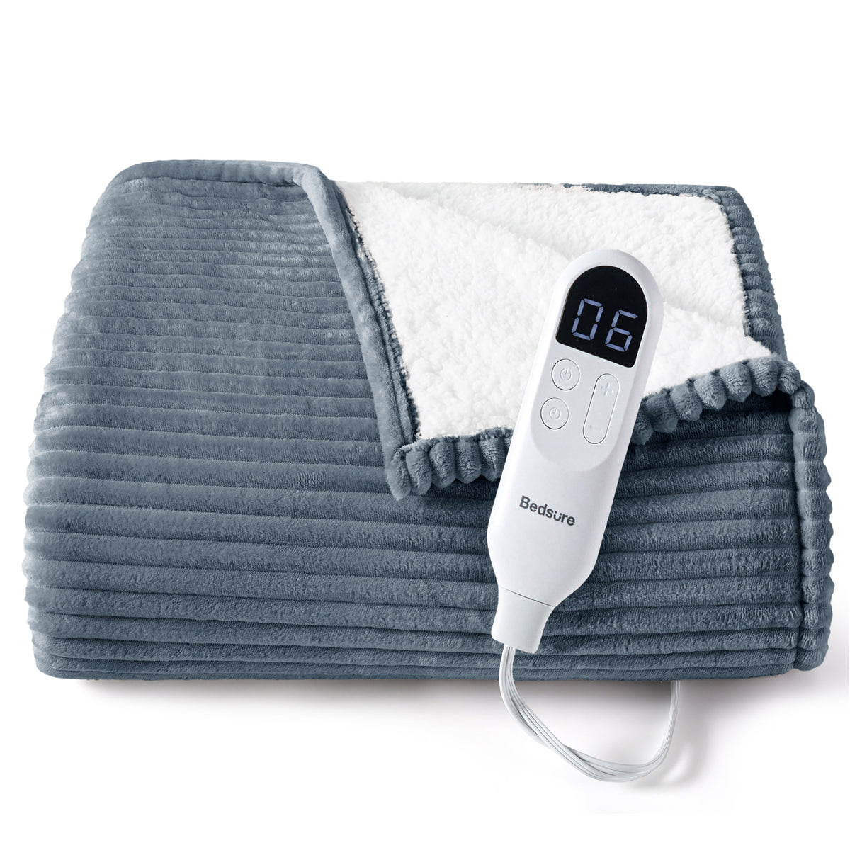 Ribbed Heated Blanket