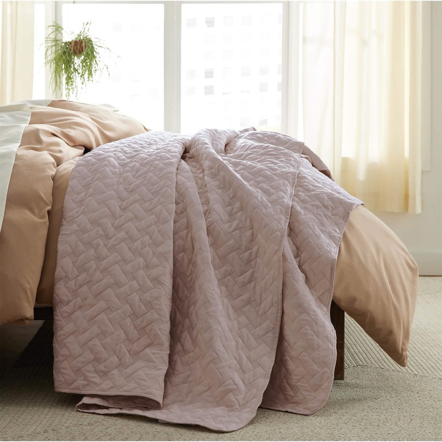Basket-weave Quilt Set
