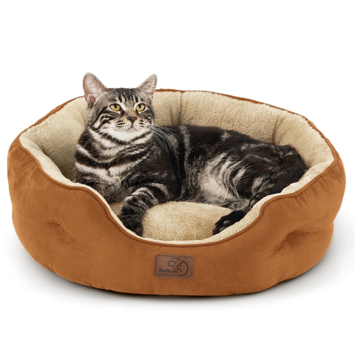 Solid Round Pet Bed