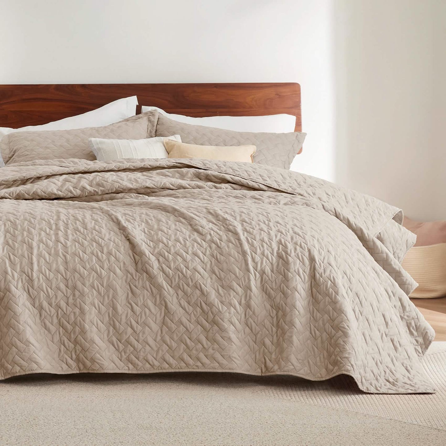 Basket-weave Quilt Set