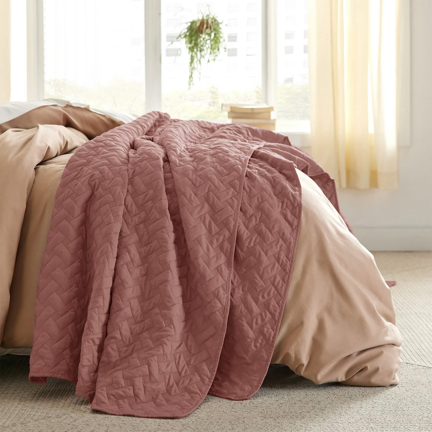 Basket-weave Quilt Set