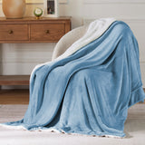 Sherpa and Fleece Reversible Blanket