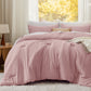 Prewashed Plain Comforter Set
