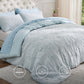 Graceful Bow Jacquard Comforter Set